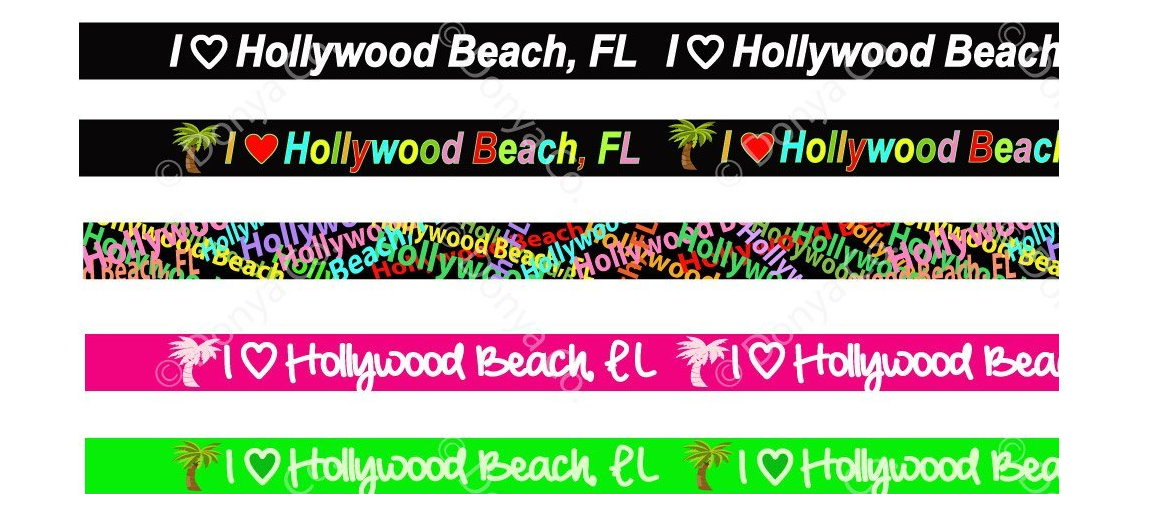 Hollywood Beach FL lanyard